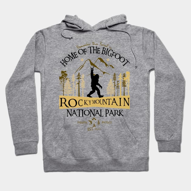 Rocky Mountain National Park Hoodie by Xtian Dela ✅